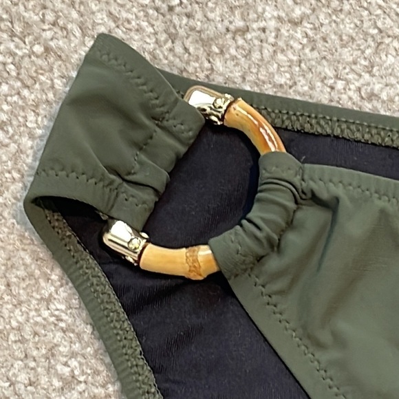 VICTORIA SECRET BIKINI BOTTOMS GREEN SIZE EXTRA SMALL - Picture 2 of 6